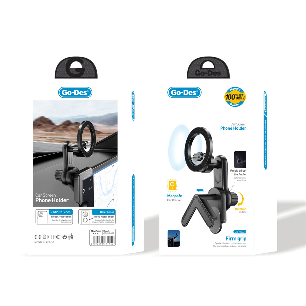 Go Des GD-HD337 360° Dönebilen Başlıklı V Köşeli Laptop - Monitör Telefon Tutucu Go Des GD-HD337 360° Dönebilen Başlıklı V Köşeli Laptop - Monitör Telefon Tutucu